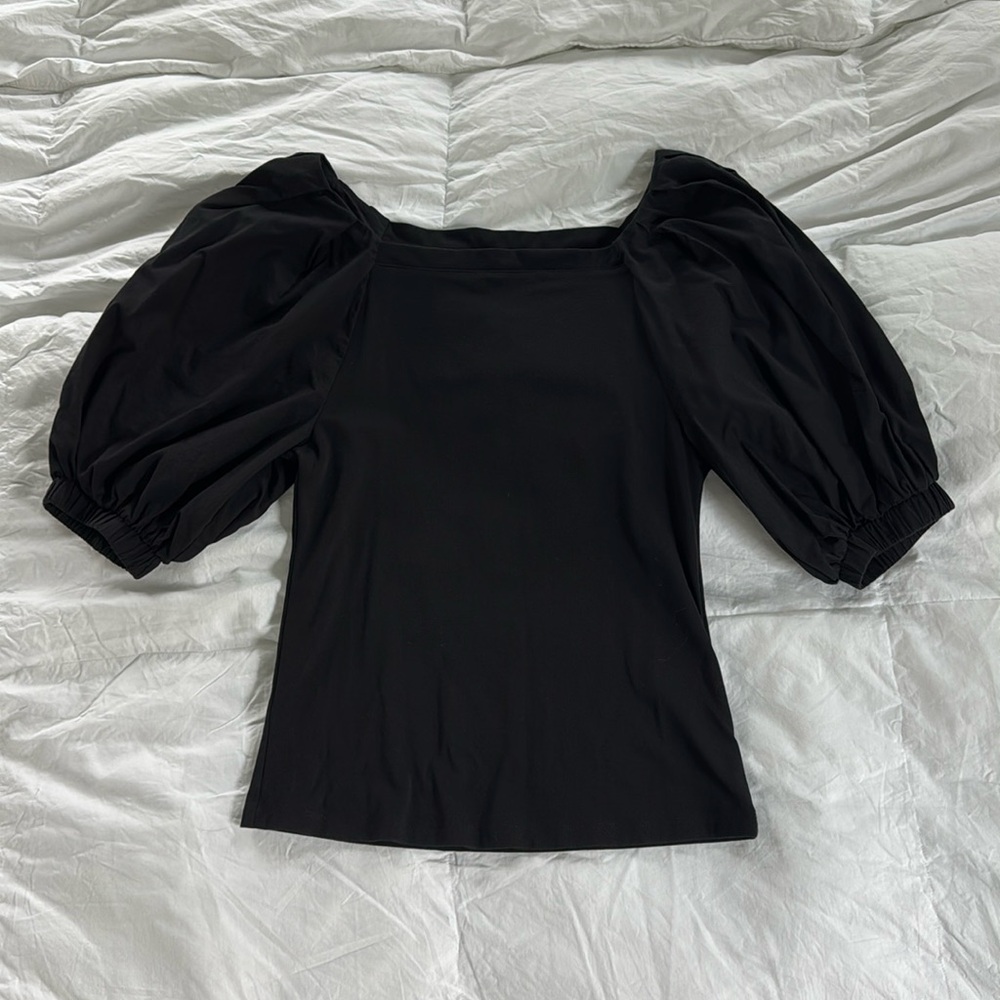 Ann Taylor puff sleeve top